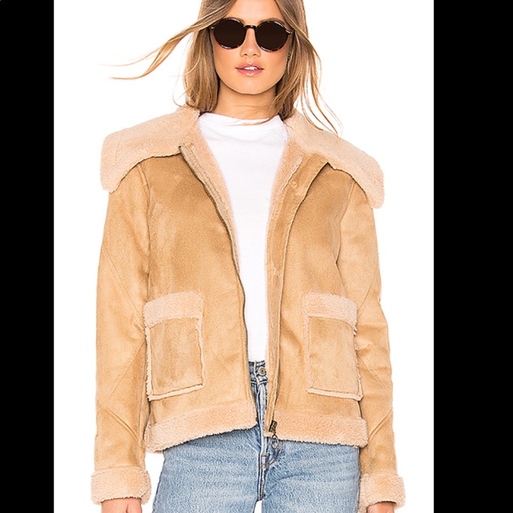 LOVERS AND FRIENDS NWT TAN FINN JACKET SZ SMALL